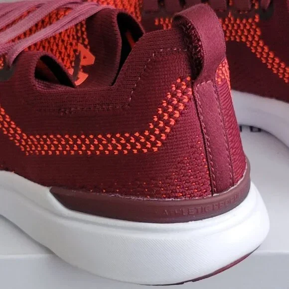 NEW APL TechLoom Breeze Burgundy/Magma/White Men 7